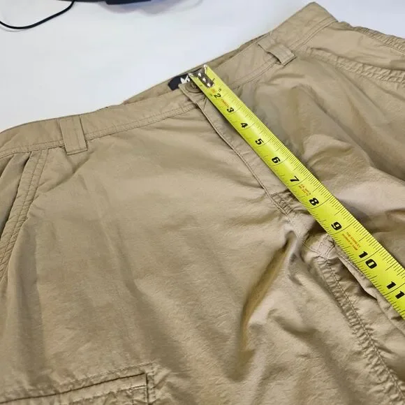 REI Coop Pants Hiking Men 34x30 Brown Outdoors Camping Roll Tab Snap Leg Relaxed - Picture 5 of 13